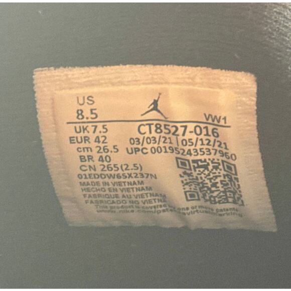 Size 8.5 - Nike Air Jordan 4 Retro Red Thunder Men's Shoes - Picture 7 of 11